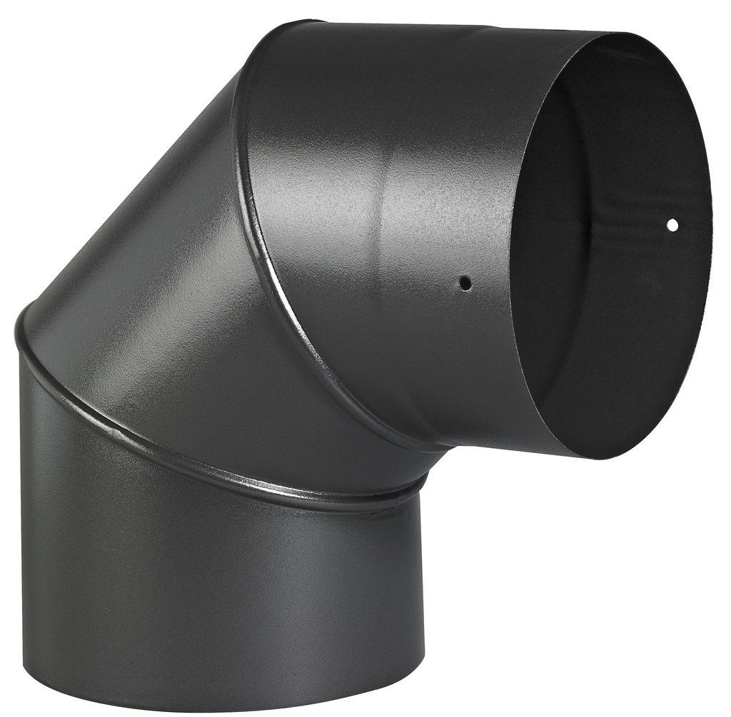 [342423] EW 111 mm Ø Bocht 90° zwart 