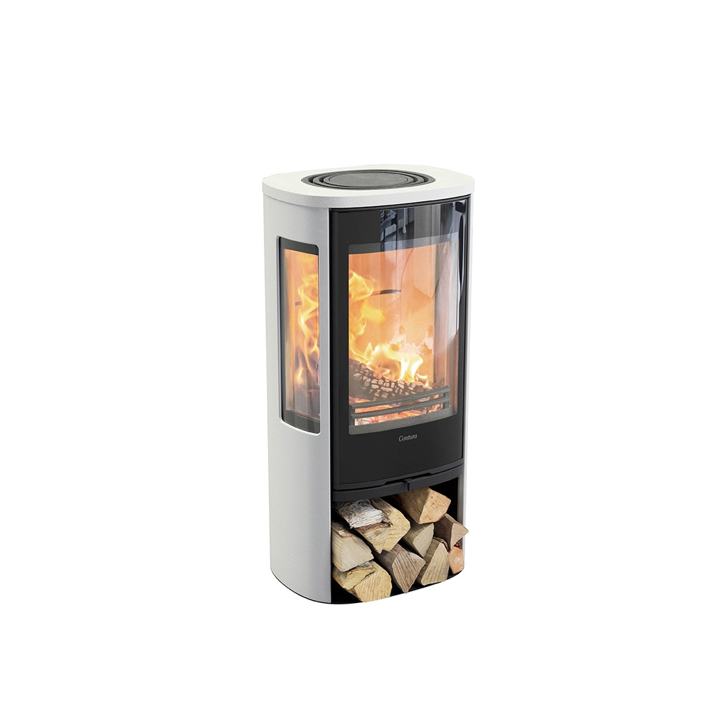 Contura 856 Style G Wit (Speksteen Top, Basismodel, Basismodel)